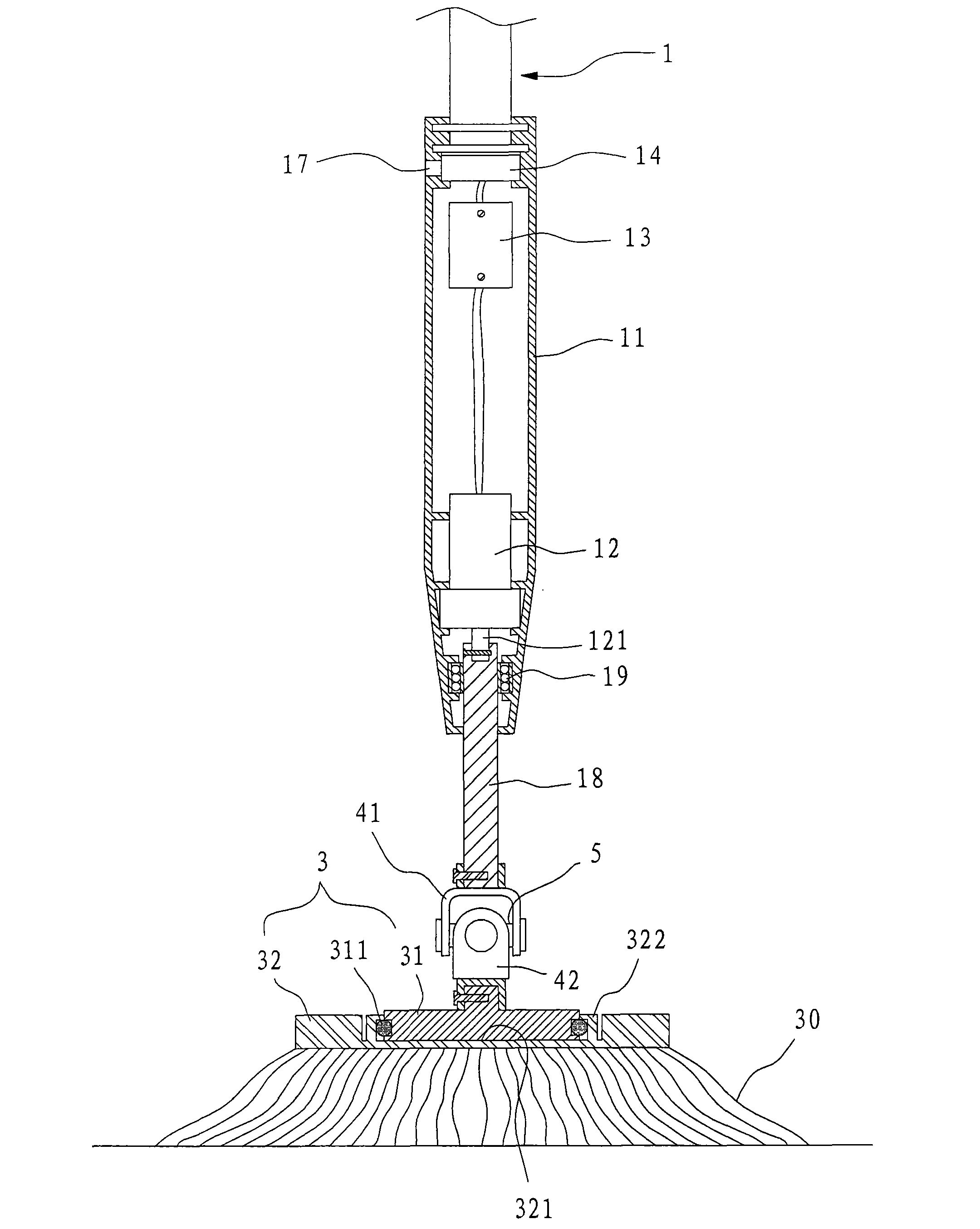 Mop and mop dehydration structure