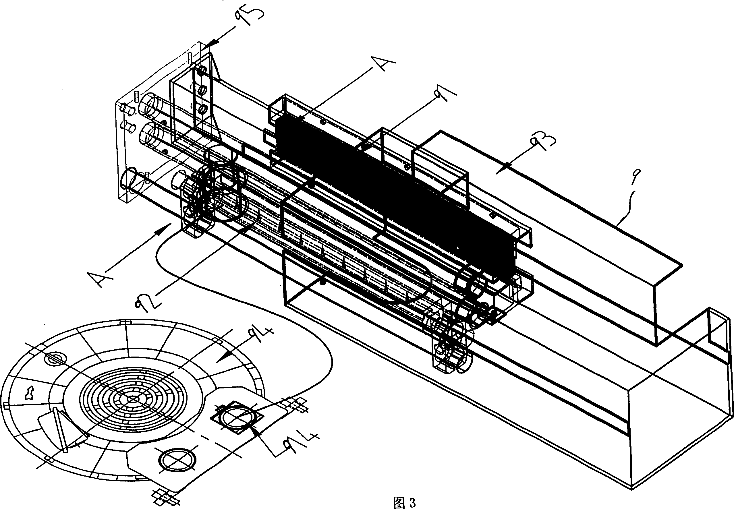 Adhensive rotary printer