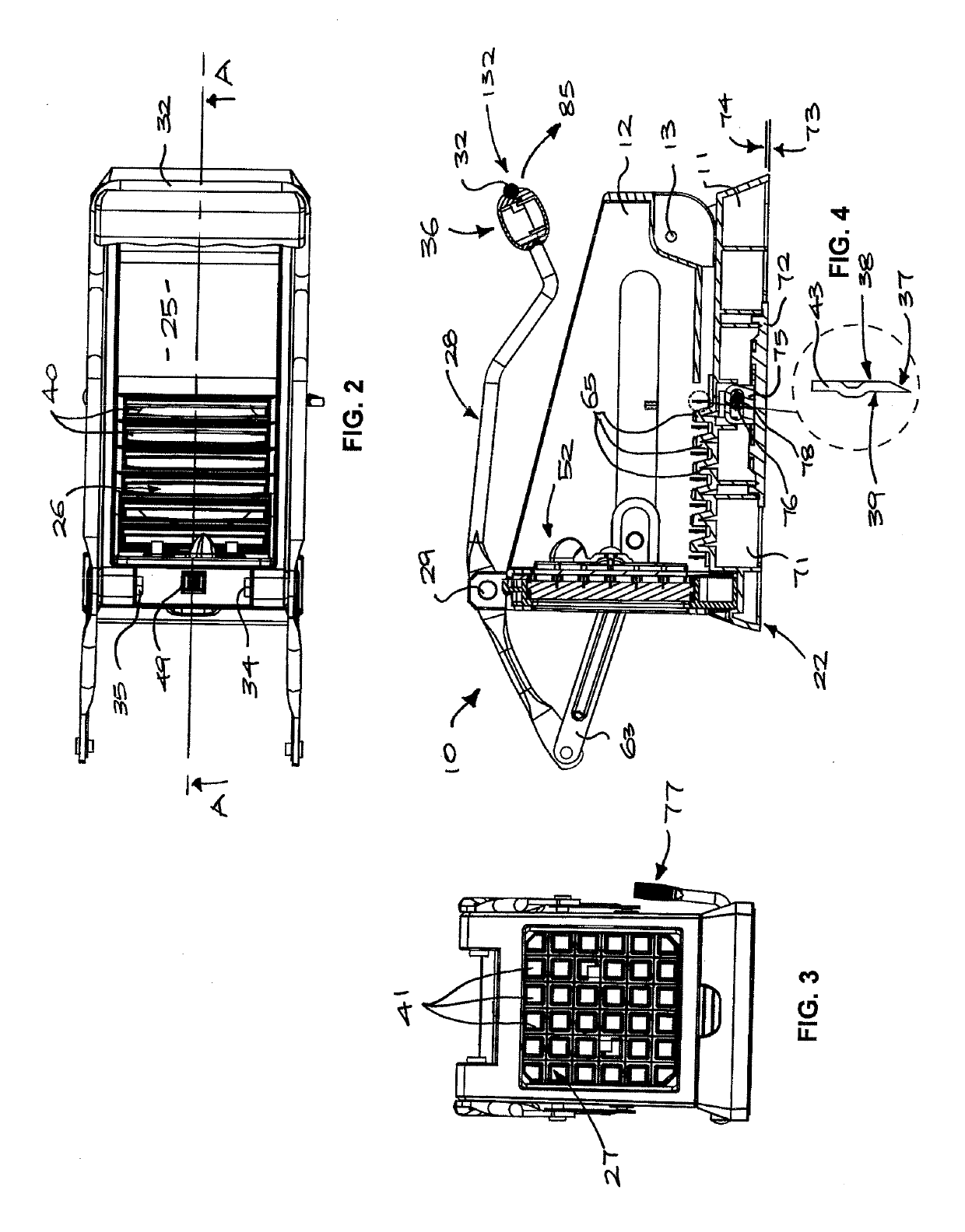 Culinary chipping, slicing and dicing tool