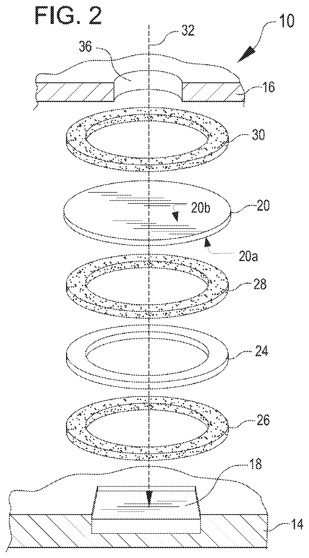 Pressure equalizing construction for nonporous acoustic membrane