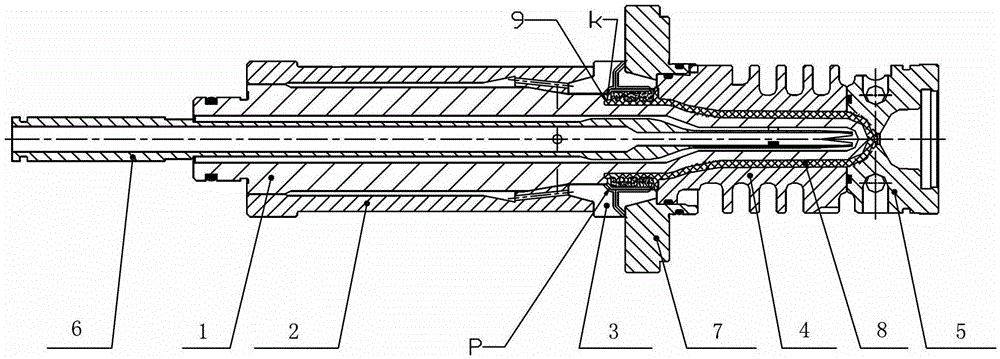 Bottle perform mold structure provided with bottle opening groove