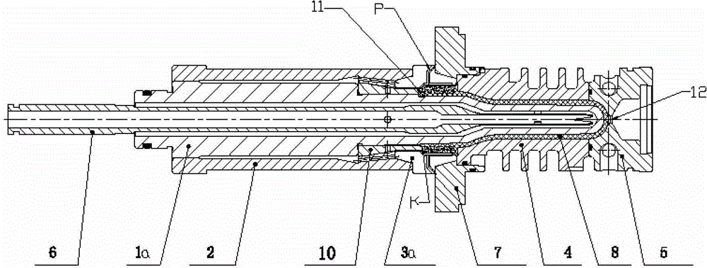 Bottle perform mold structure provided with bottle opening groove