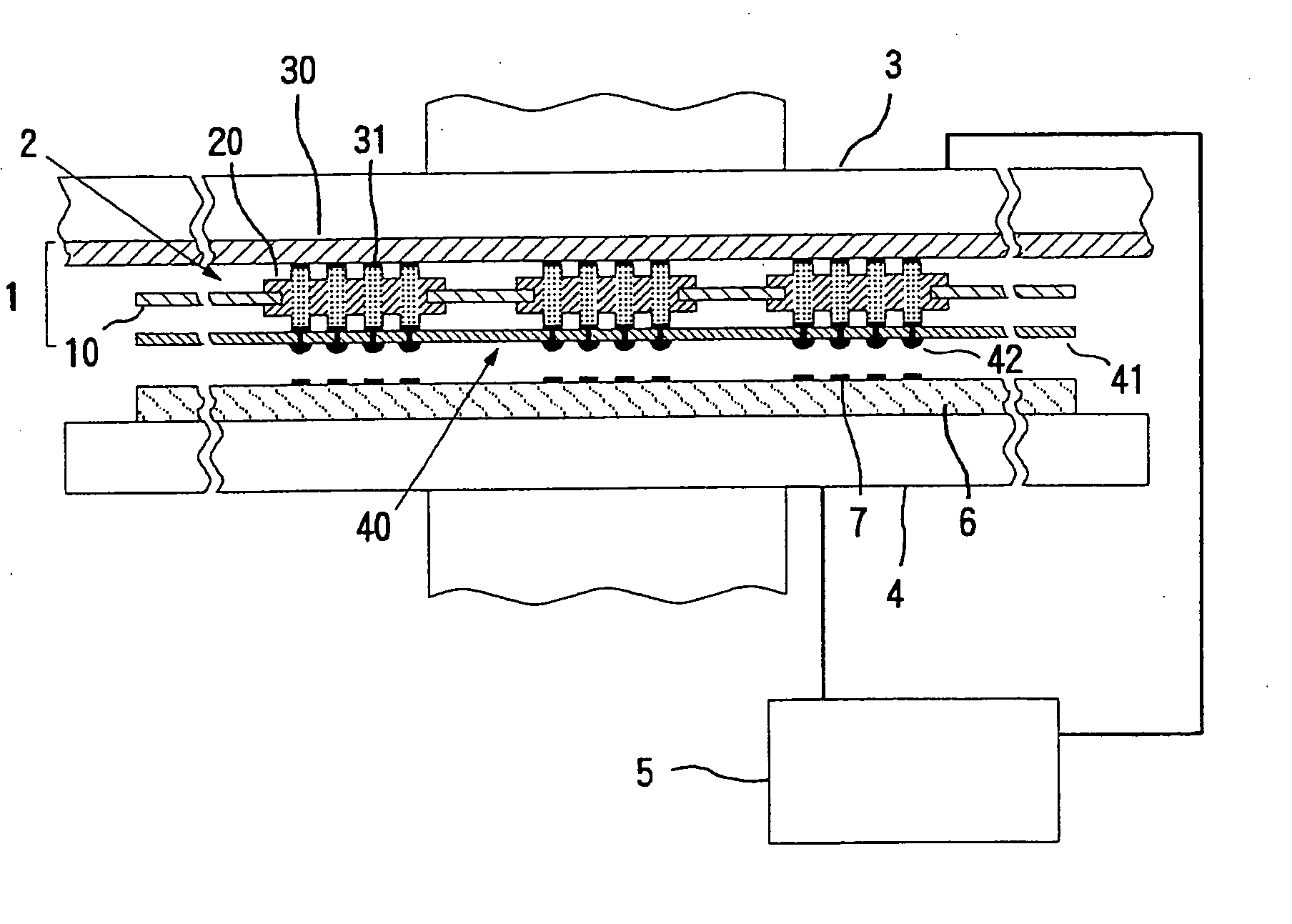 Anisotropic conductivity connector, conductive paste composition, probe member, and wafer inspection device, and wafer inspecting method