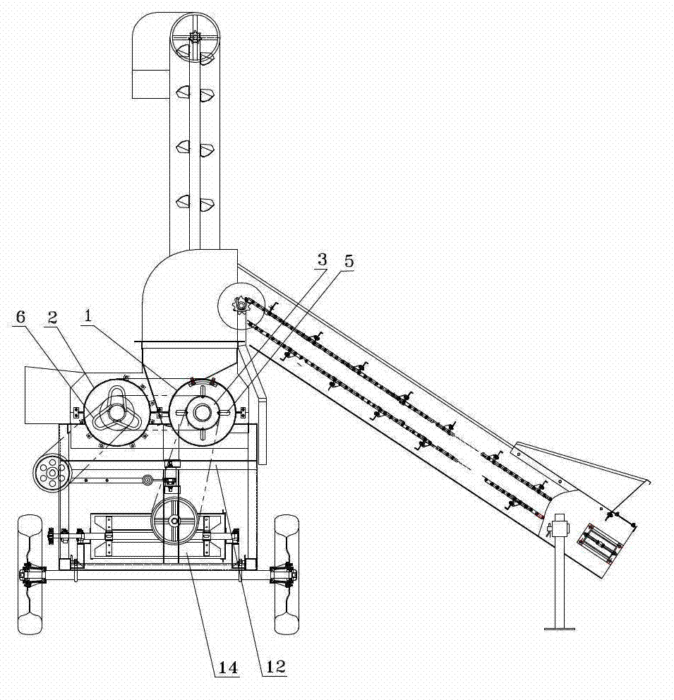 Efficient corn-threshing method