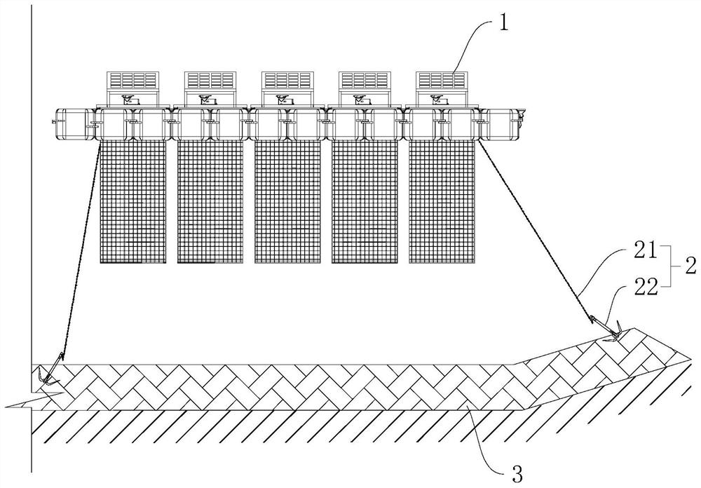 Fixed microbial filter wall