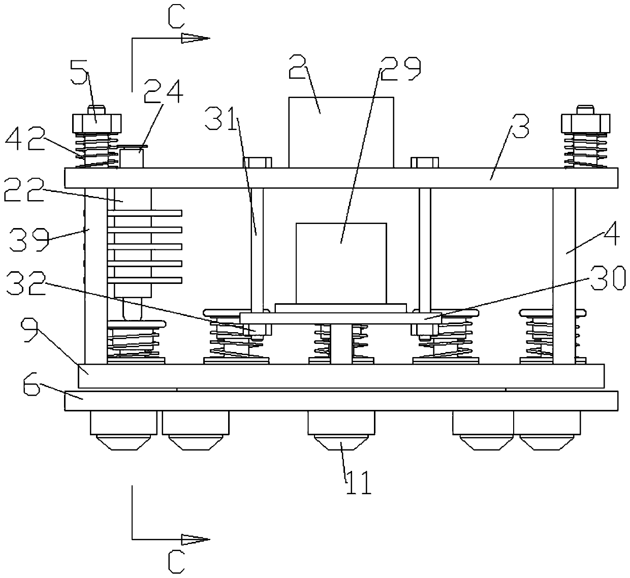 Printing head of 3D printer