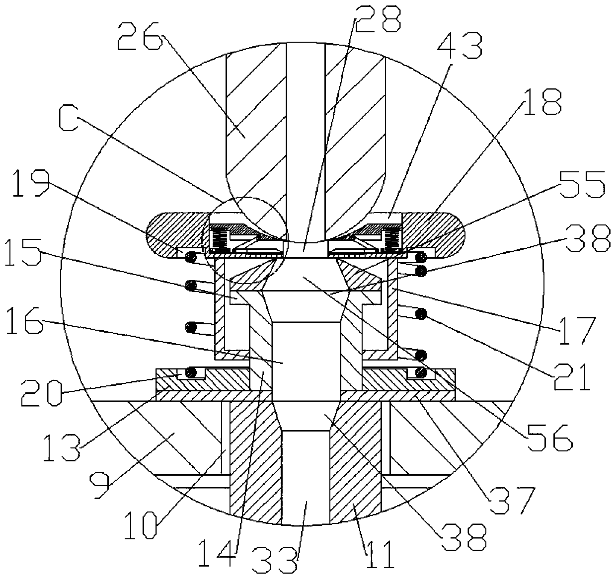 Printing head of 3D printer