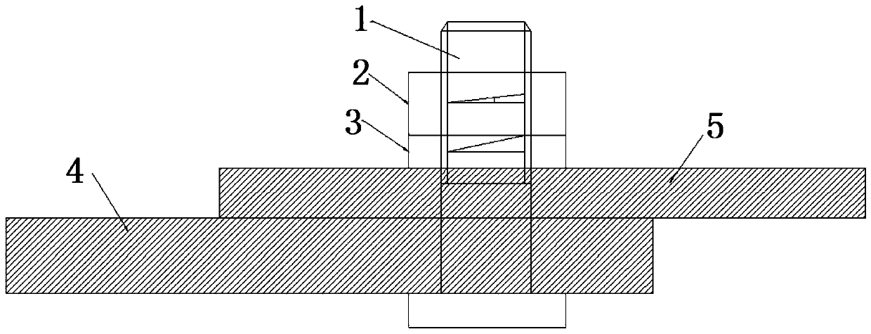 Bolt connecting pair and installation method thereof