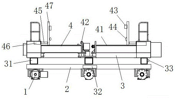 Mold changing trolley capable of centering mold and making mold be universal