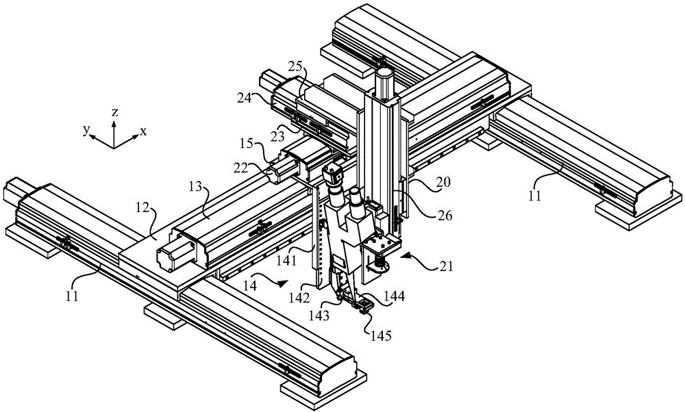 Battery module welding clamp and battery module welding device