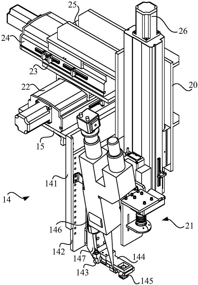 Battery module welding clamp and battery module welding device