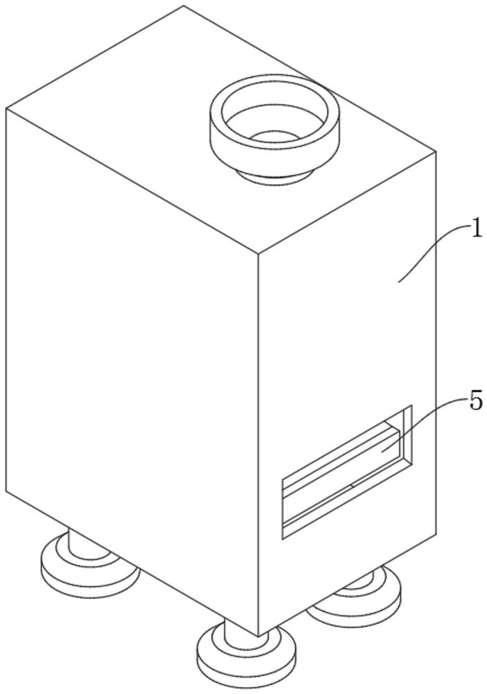 Layered screening device with magnetic adsorption function for pyrite ore processing