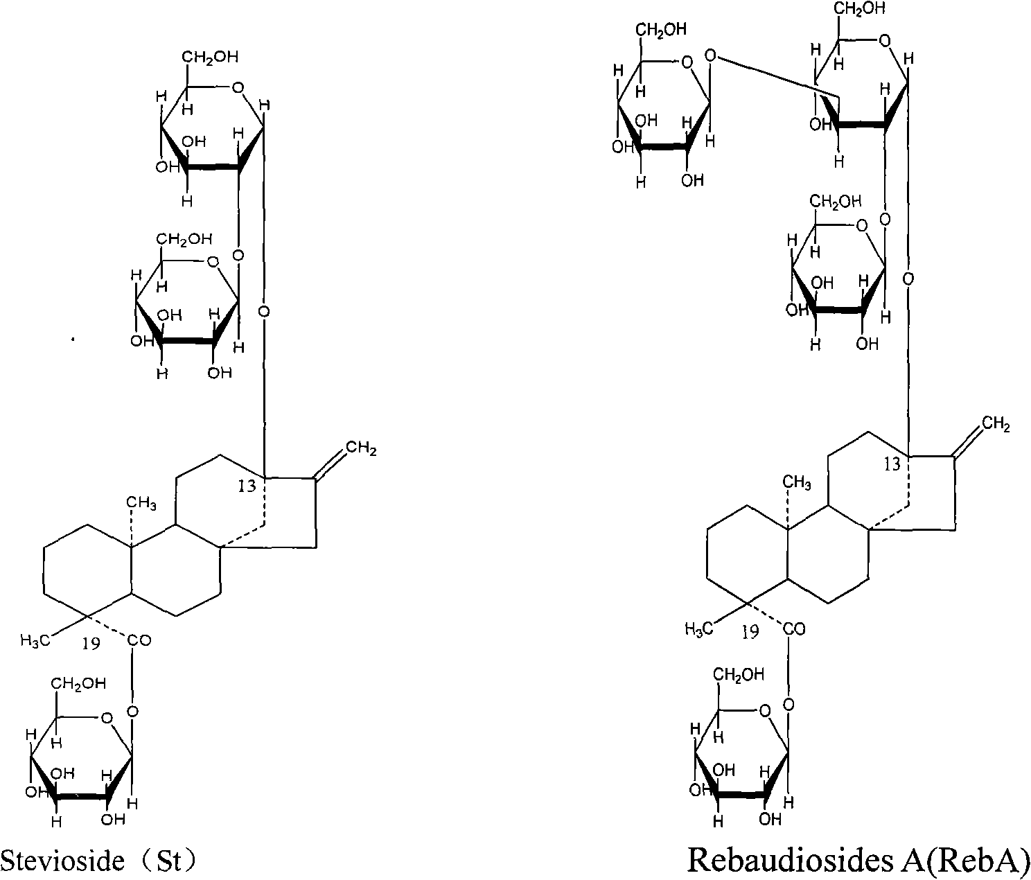 Method for catalyzing and synthetizing modified stevioside by using microwave auxiliary cyclodextrin glucosyltransferase