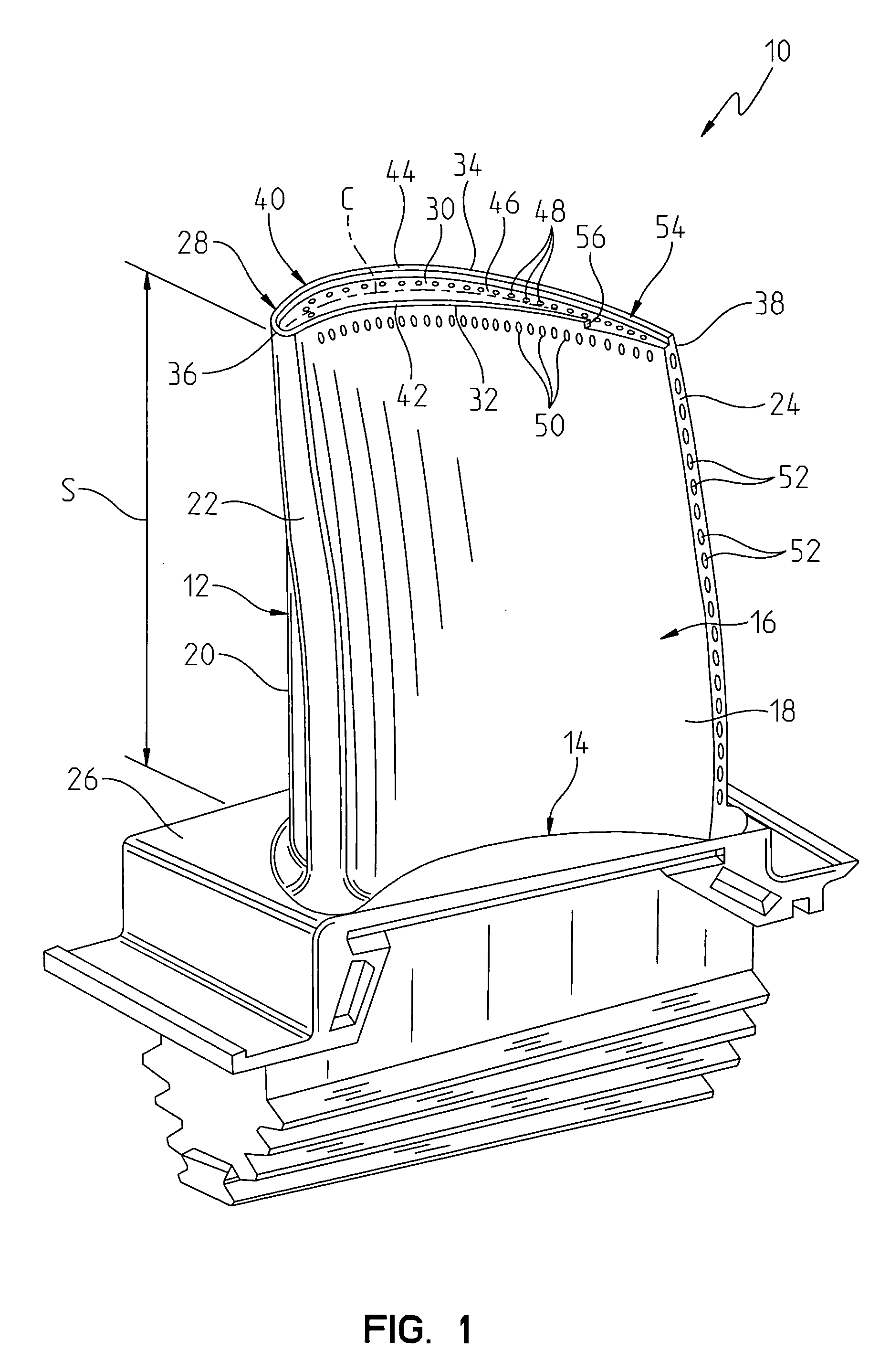 Cooling of turbine blade suction tip rail