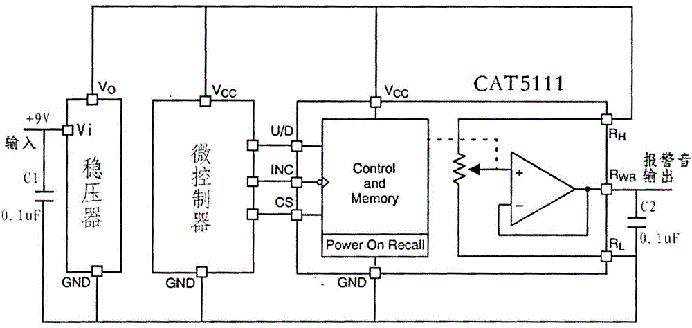 Circuit for controlling edge waveform of audio envelope line