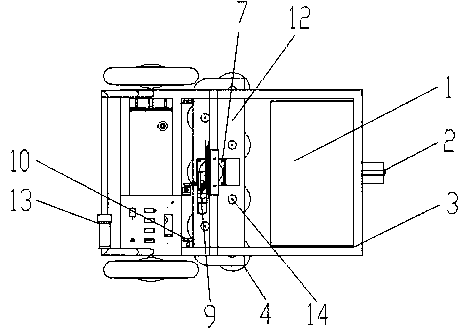 Scrubber and non-motor vehicle road surface cleaning system using scrubber