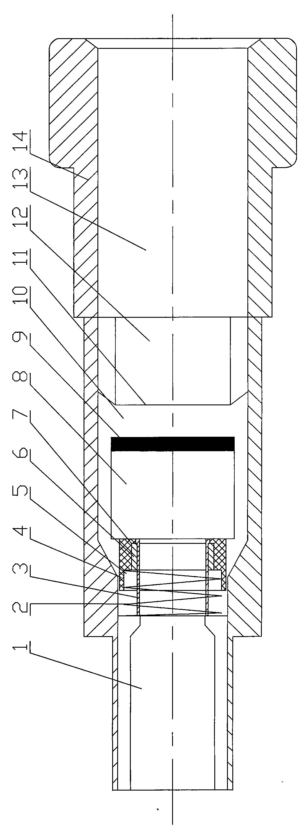 A household gas valve