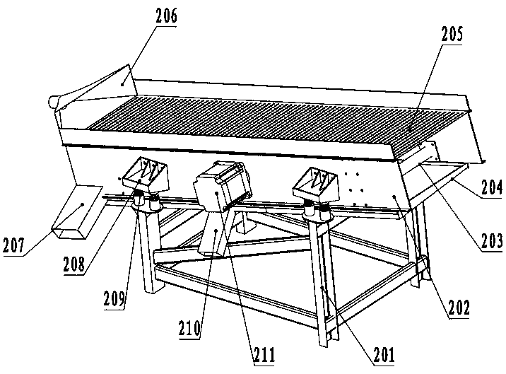 Agricultural product screening and weighing system