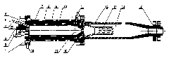 Method for achieving water-injecting high-pressure combustion through pipeline of fuel nozzle