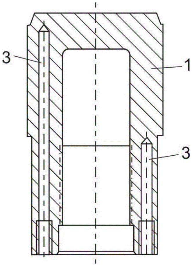 Temperature detector for injection mechanism of extrusion casting machine