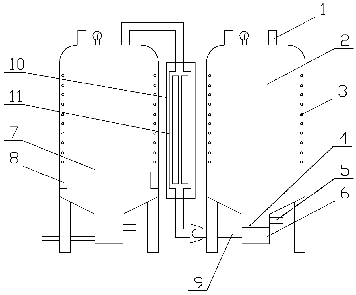 Extraction device and technology of selenium polypeptide from soybeans