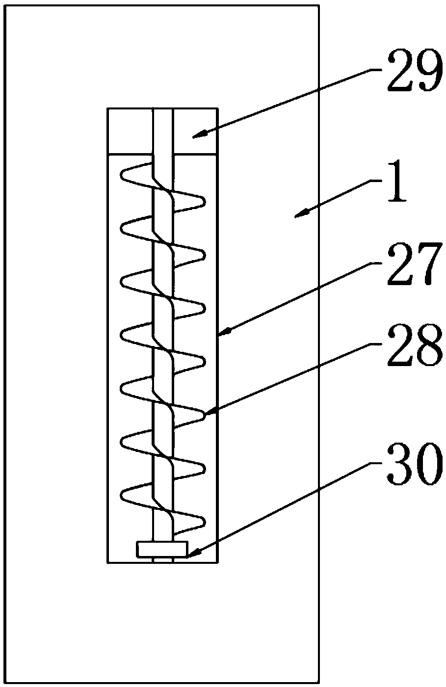 Construction engineering pre-buried exposed steel bar rust removal device capable of adapting to different diameters