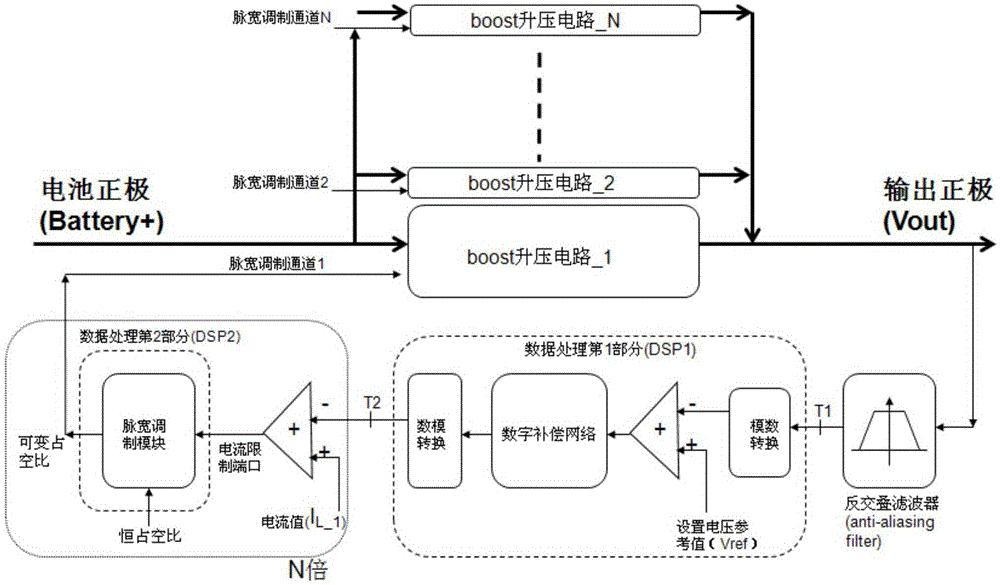 High-power high-reliability voltage retainer used for automobile starting and stopping system