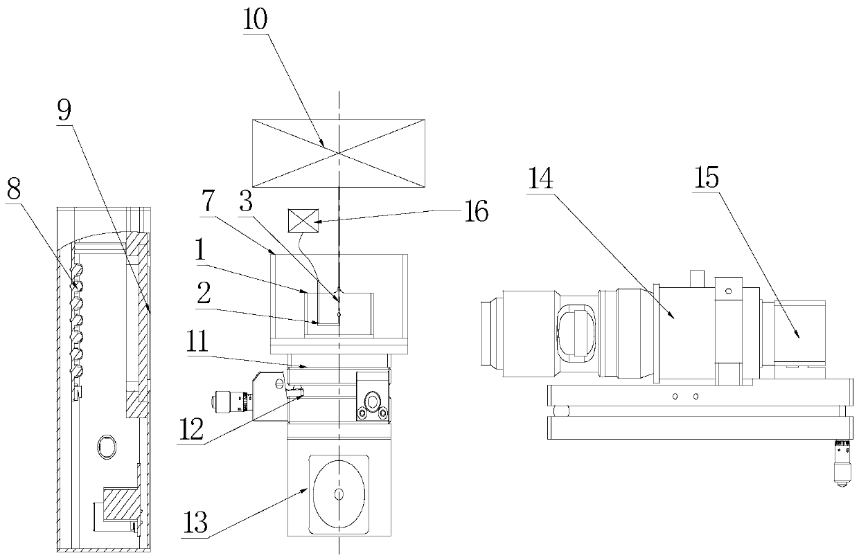 Device and method for testing layered dynamic adsorption and interface rheology of molecular film