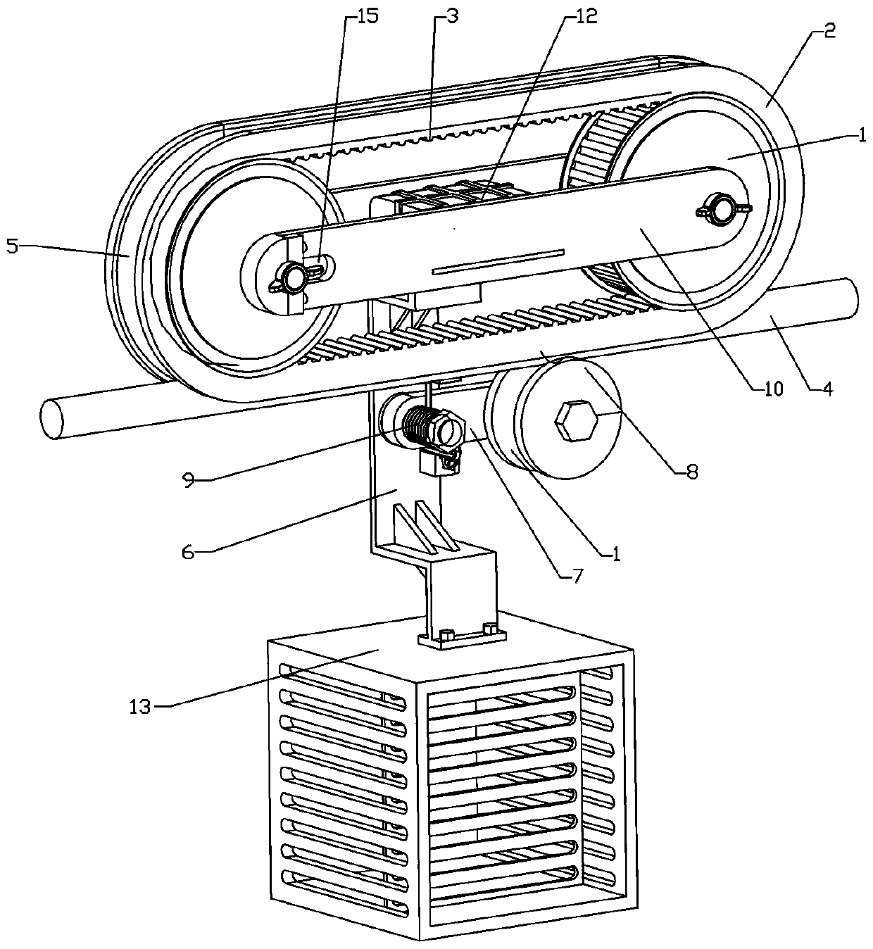 Monorail suspension inspection trolley