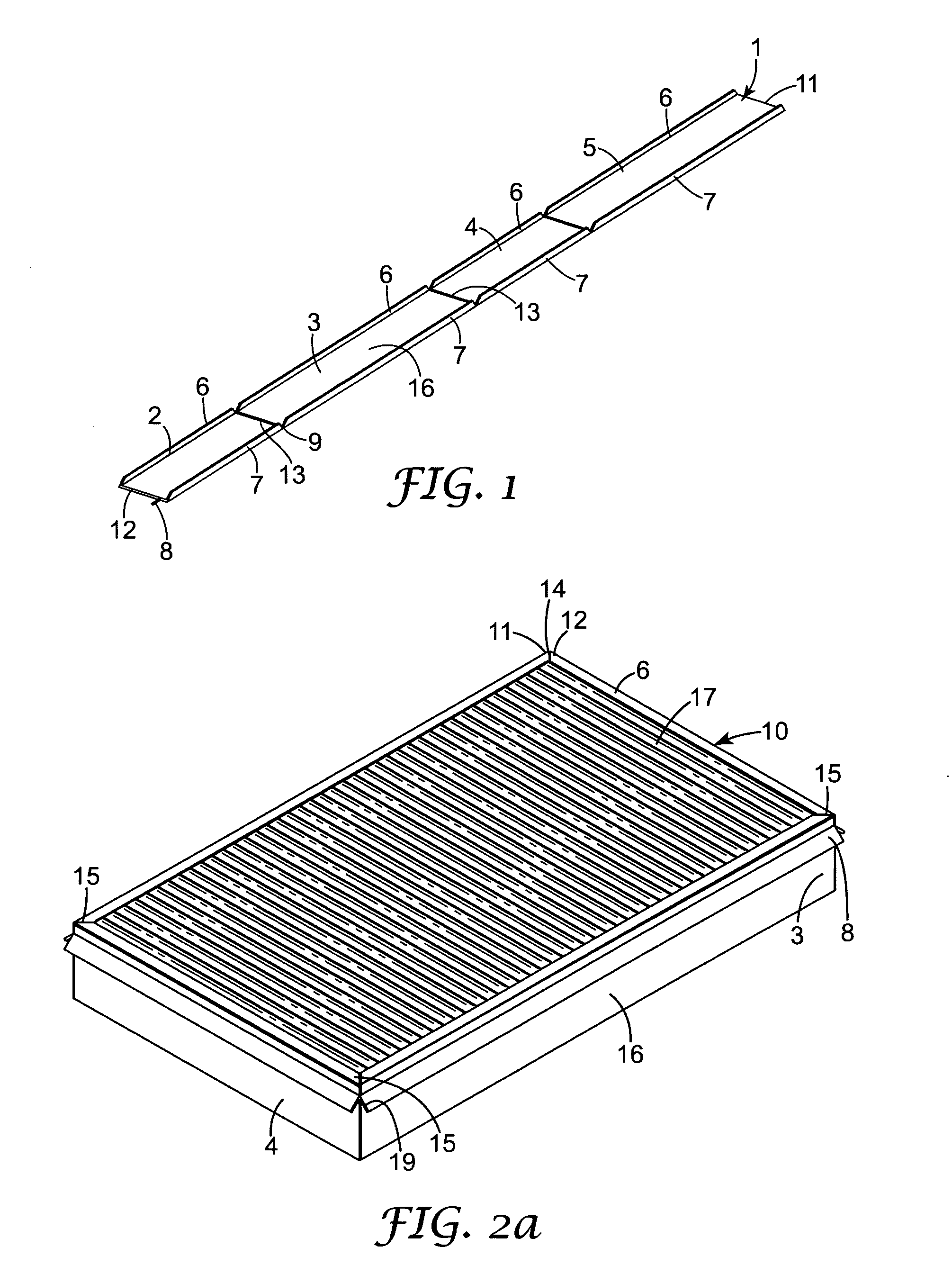 Filter cross brace