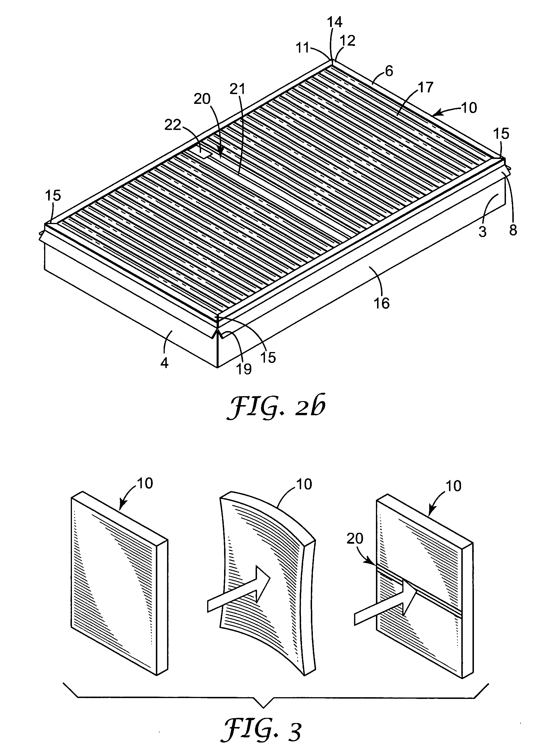 Filter cross brace