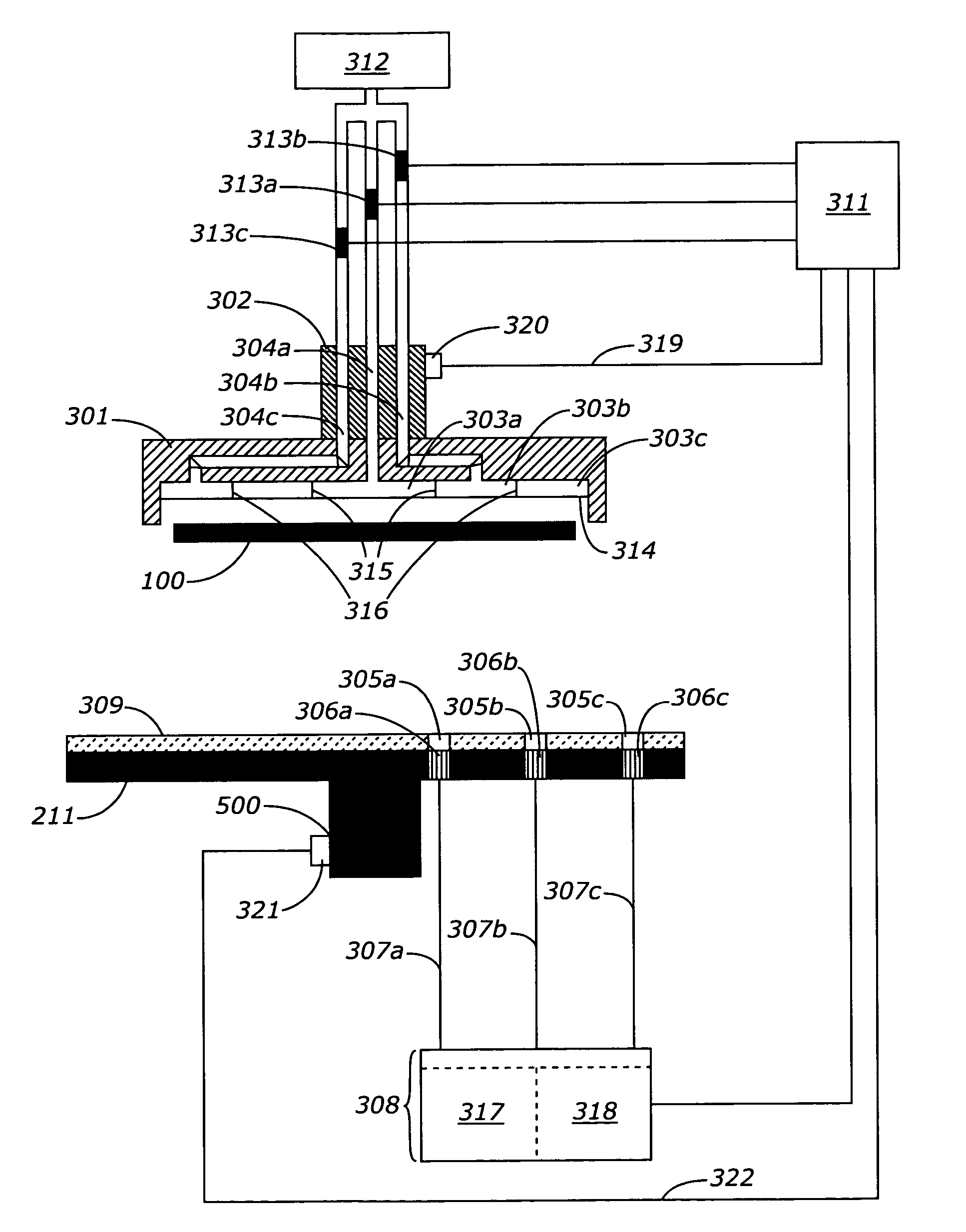 Detection system for chemical-mechanical planarization tool