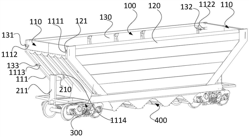 Heavy-duty lorry and capacity expansion funnel mechanism