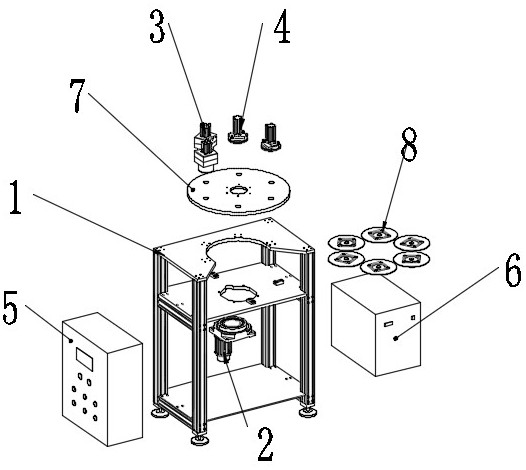 Macromolecule prefabricated part numerical control heat conduction welding table