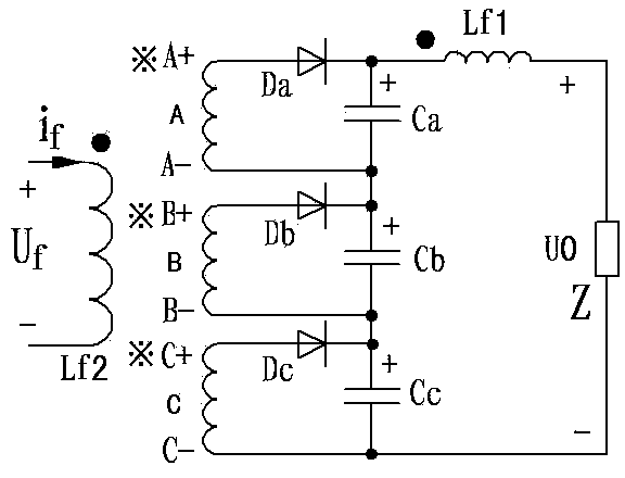 Magnetic enhancing boosting double-excitation winding compound doubly salient electric-excitation generator