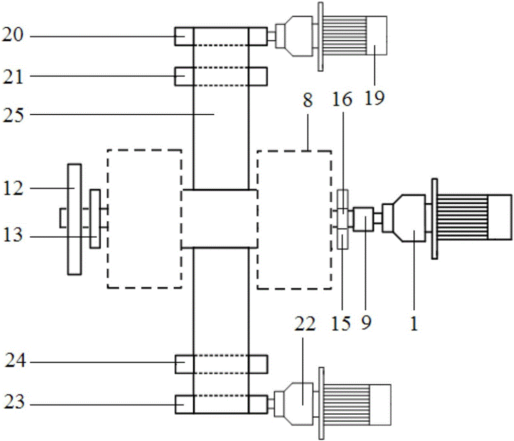 An ultra-thin strip rolling mill and its rolling method using back-up roll transmission