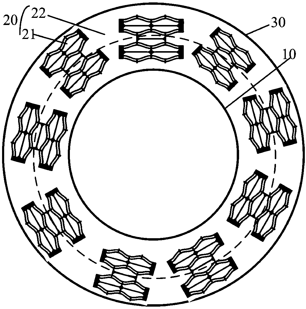 Space debris protection structure