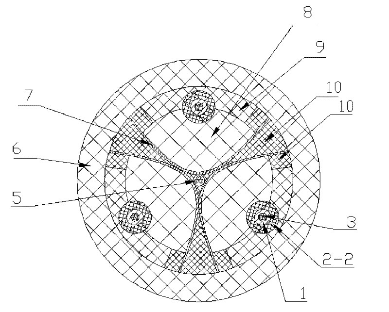 Directed dipole antenna for underground earth-probing radar