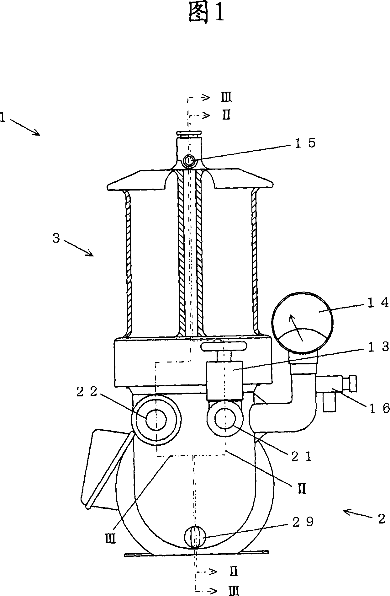 Filtration device combined with self-priming pump