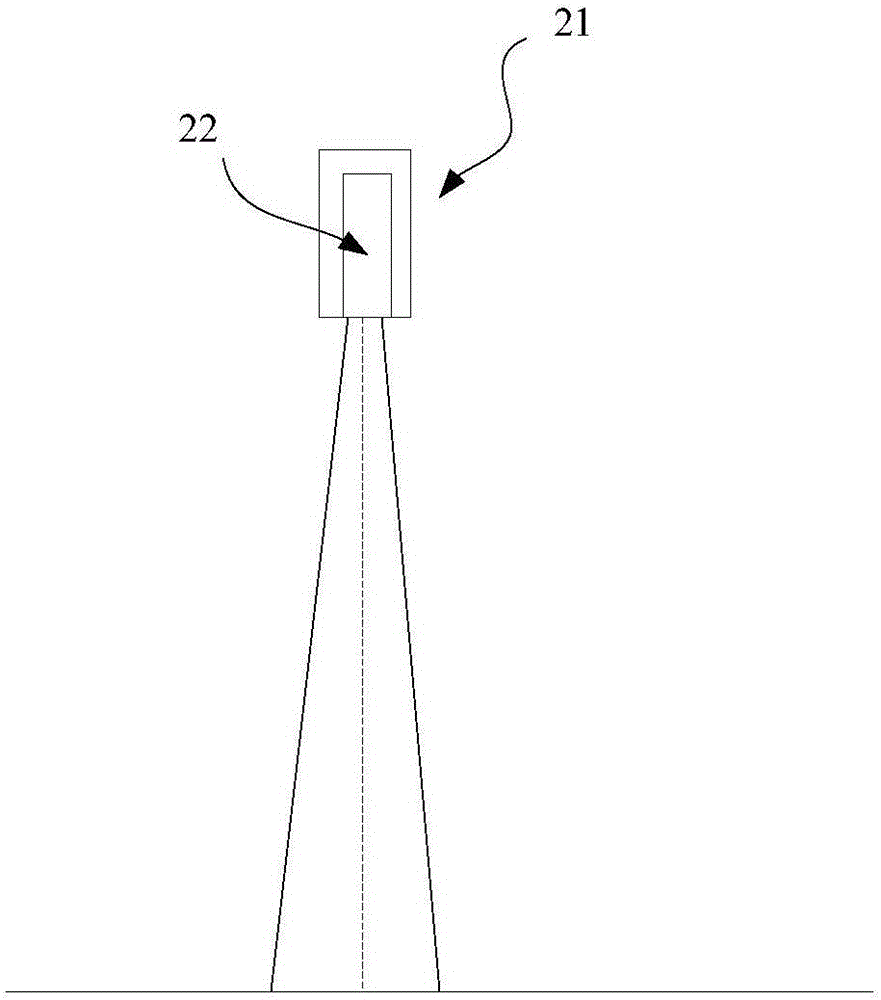 Pavement image acquisition method based on laser projection supplementary lighting manner