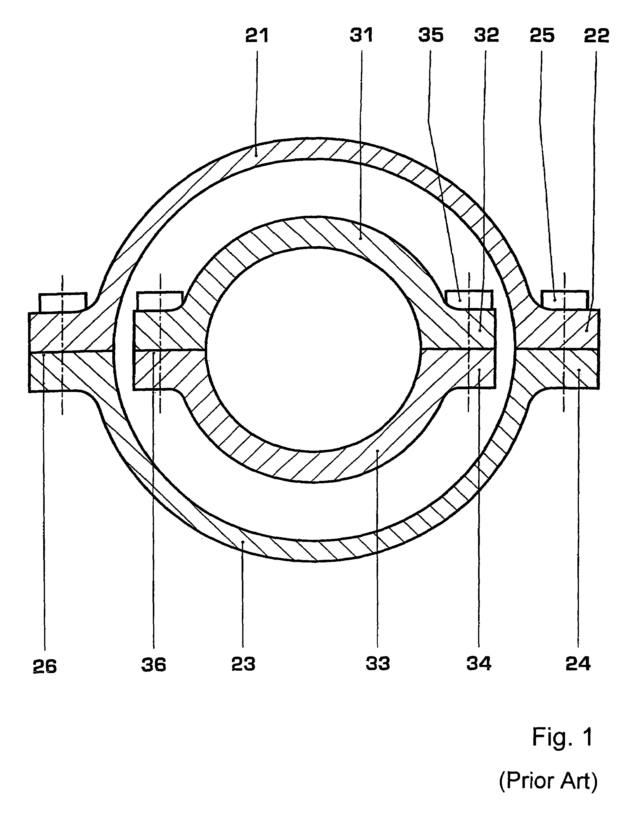 Flange bolt for turbines