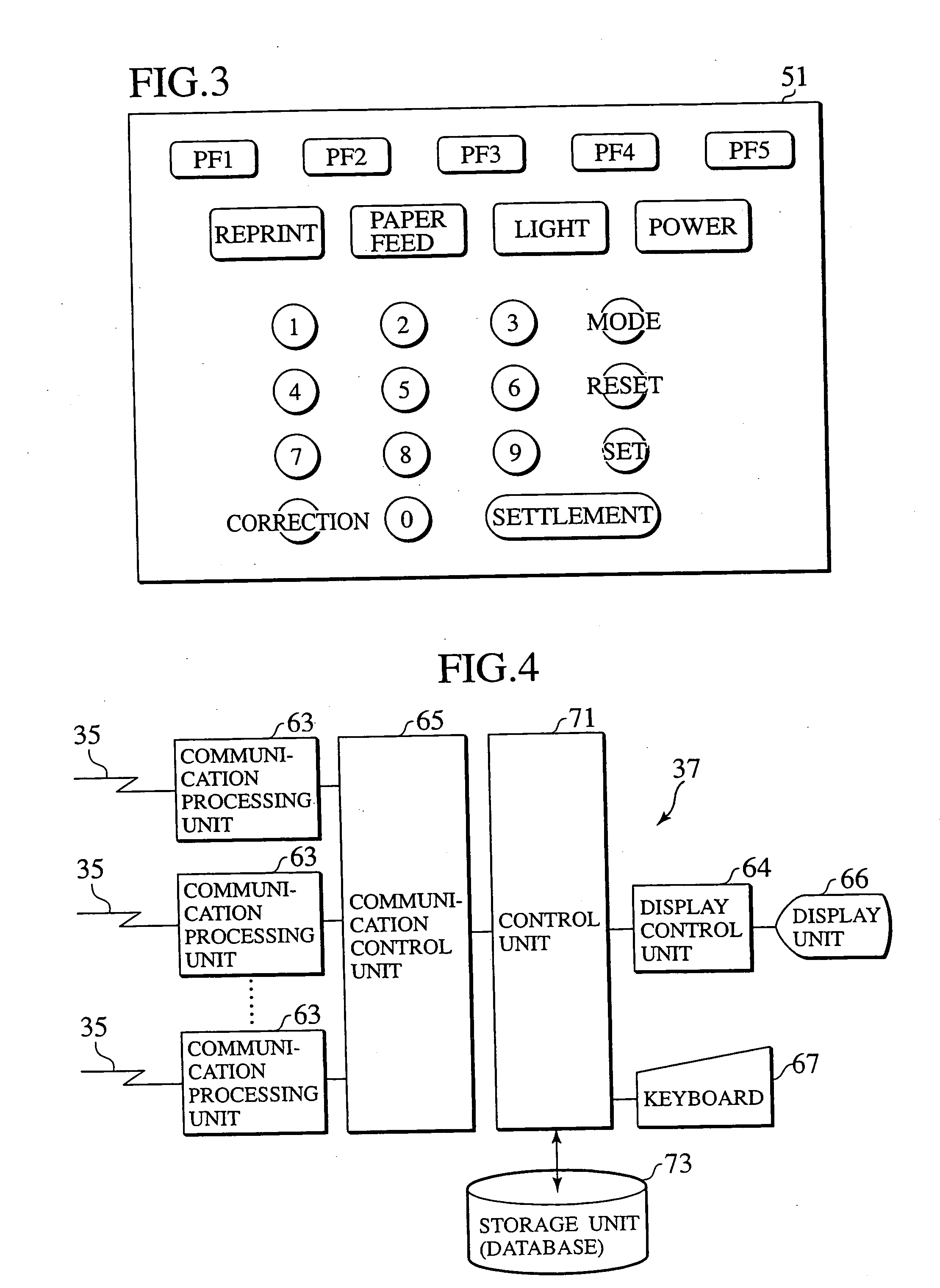 Portable card reader and card settlement system