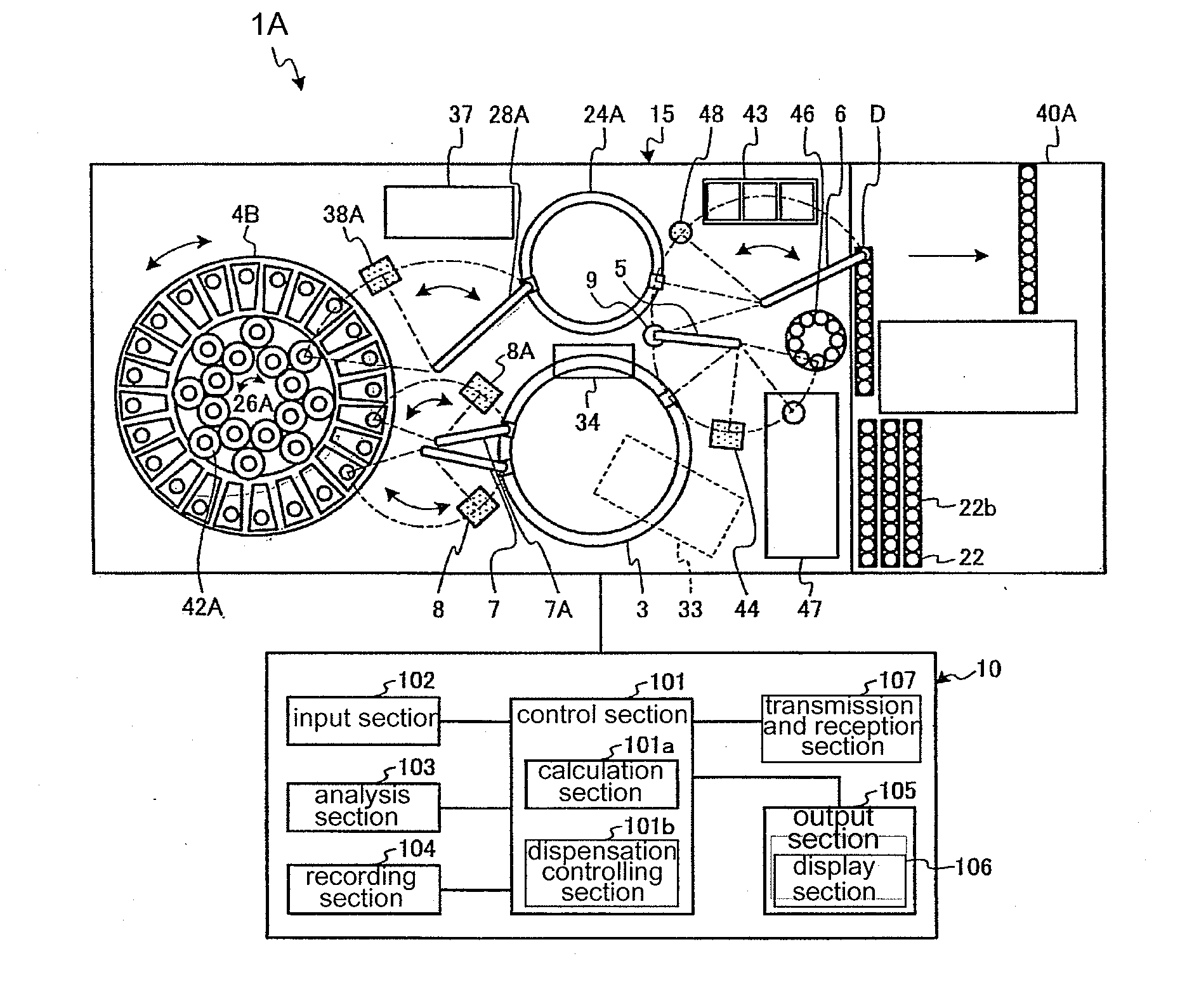 Automatic analyzer and sample dispensing method for the automatic analyzer