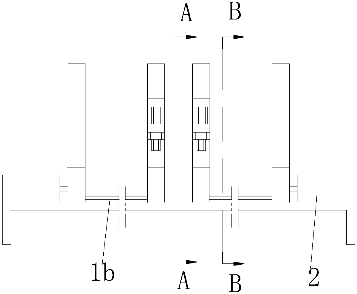 Steel pipe linearity testing fixture