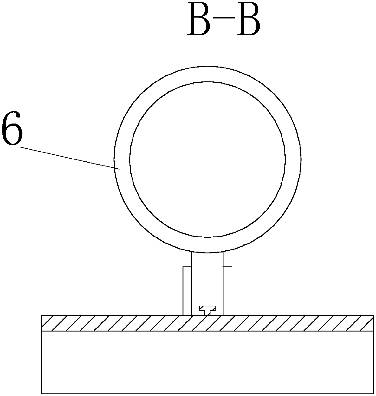 Steel pipe linearity testing fixture