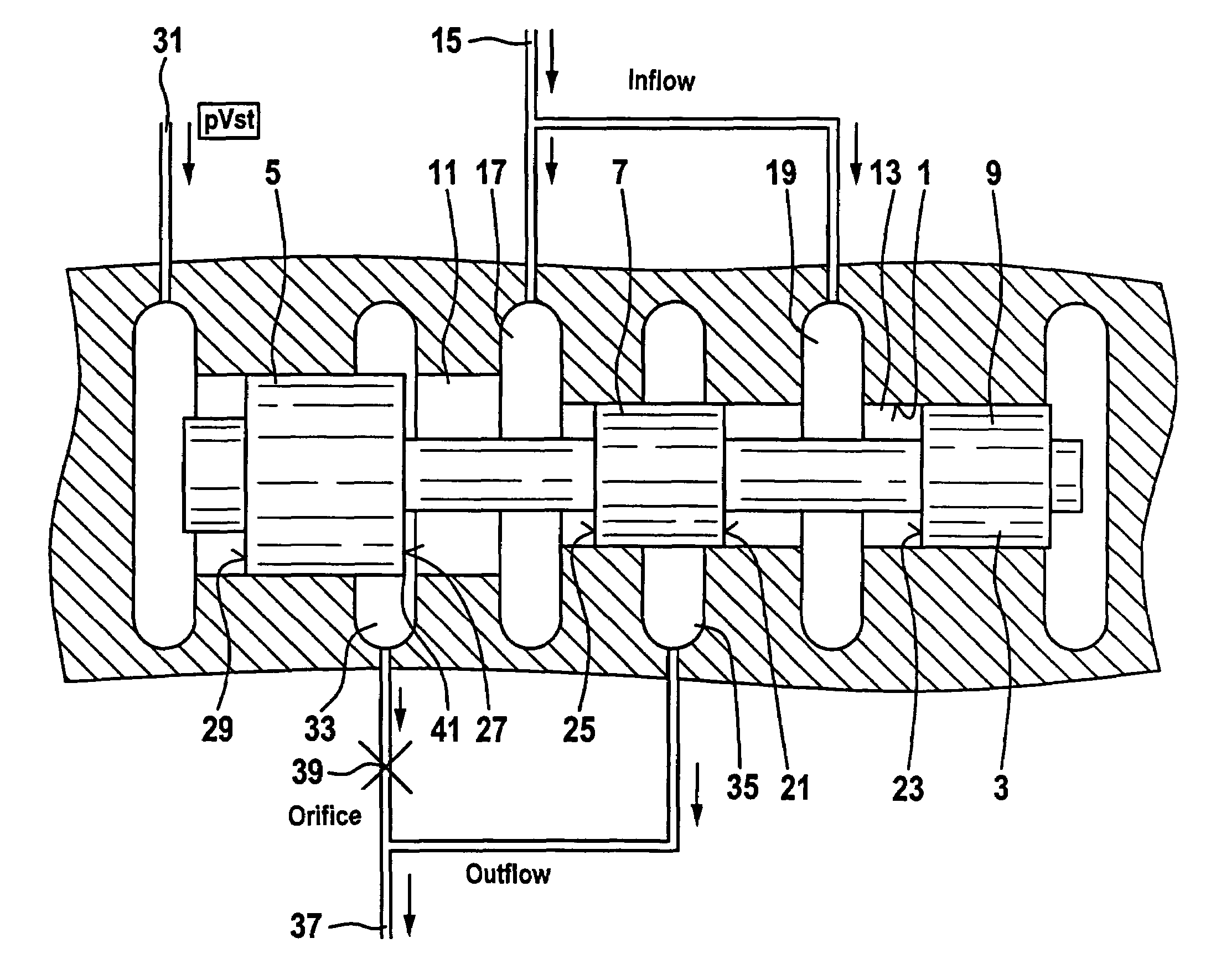 Pressure limiting valve