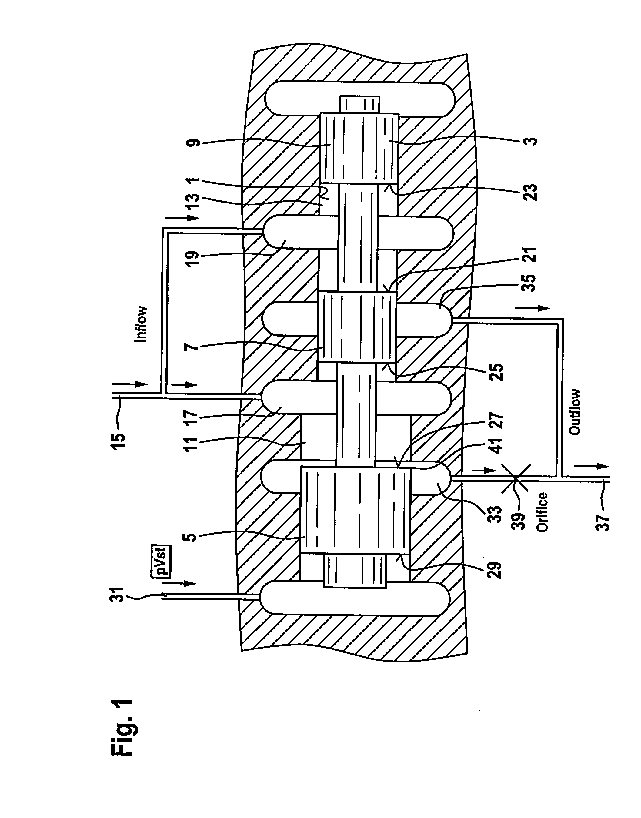 Pressure limiting valve