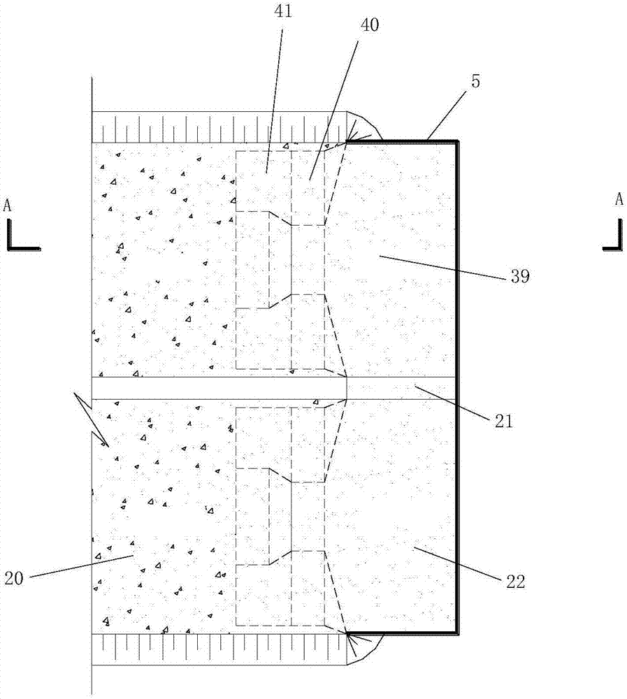 River erosion segment pile-supported-type foam concrete lightweight embankment structure, and construction method thereof