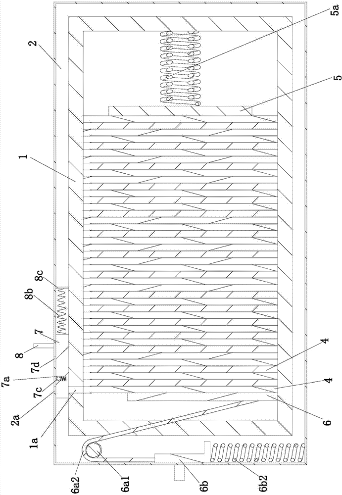 Test paper box capable of recovering test paper for endocrinology department