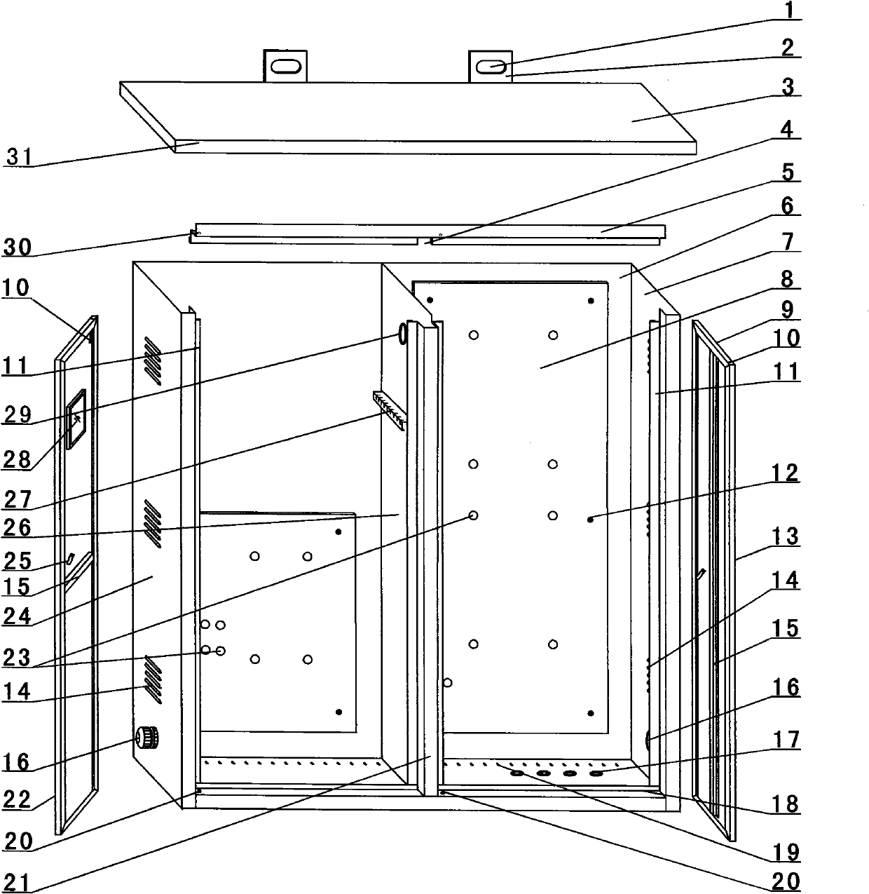 Stainless steel temporary power metering tank